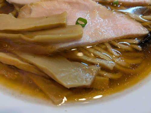 ラーメン 桑原亭(東川口)味玉醤油ラーメン【あっさり0】麺2倍盛りA202507.jpg