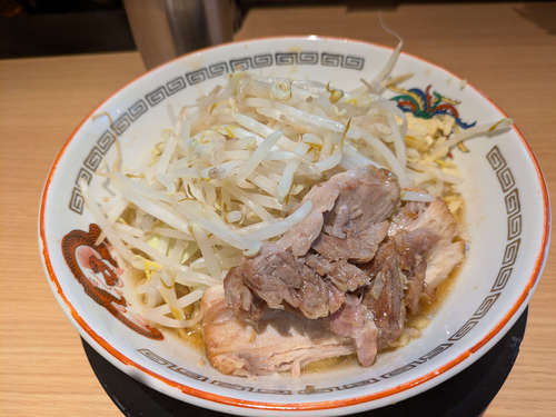 ラーメン豚山(門前仲町)ミニラーメン ニンニク@202506.jpg