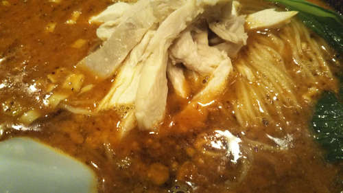 支那麺 はしご(築地新富町)鶏絲担々麺 大盛A201911.jpg