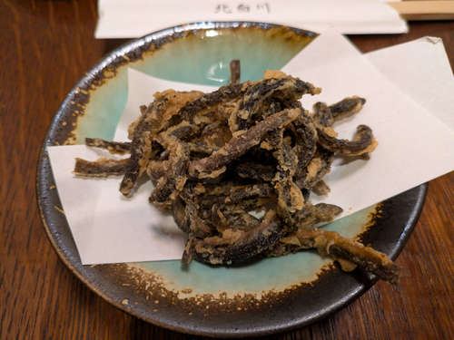 鰻 北白川(永田町)どじょう唐揚げ@202507.jpg