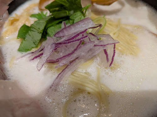 鶏soba 座銀(東京・丸の内)鶏soba 麺大盛B202506.jpg
