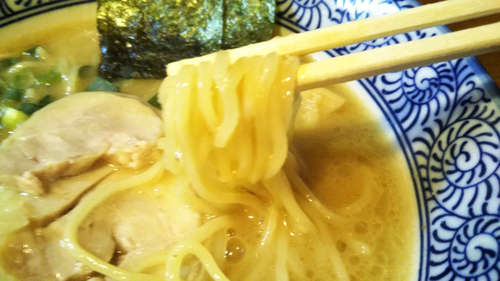 麺屋 一楽(飯田橋)濃厚鶏骨醤油らーめんB202003.jpg