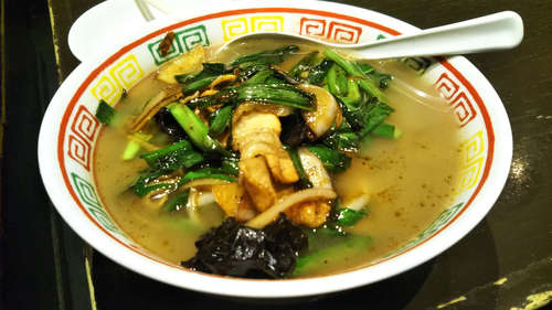 麻布ラーメン(麻布十番)ニラそば201907.jpg